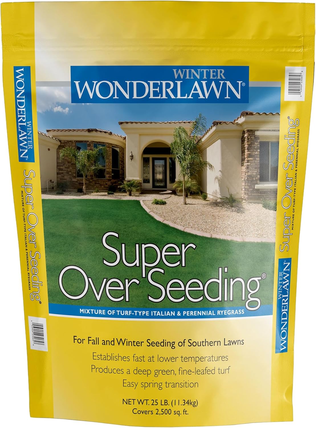 Barenbrug Winter Wonderlawn Grass Seed for Southern Lawns, Fast-Acting Durable Grass Seed Mix for