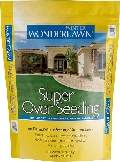 Barenbrug Winter Wonderlawn Grass Seed for Southern Lawns, Fast-Acting Durable Grass Seed Mix for