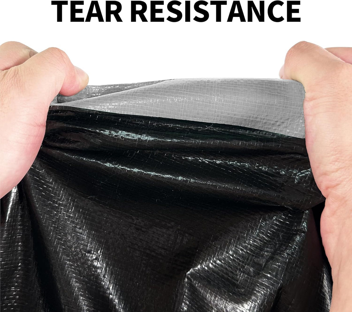 Tarp Heavy Duty 10x12ft Waterproof Tarps,10mil Uv Resistant,Multipurpose Silver/Black Tarps for