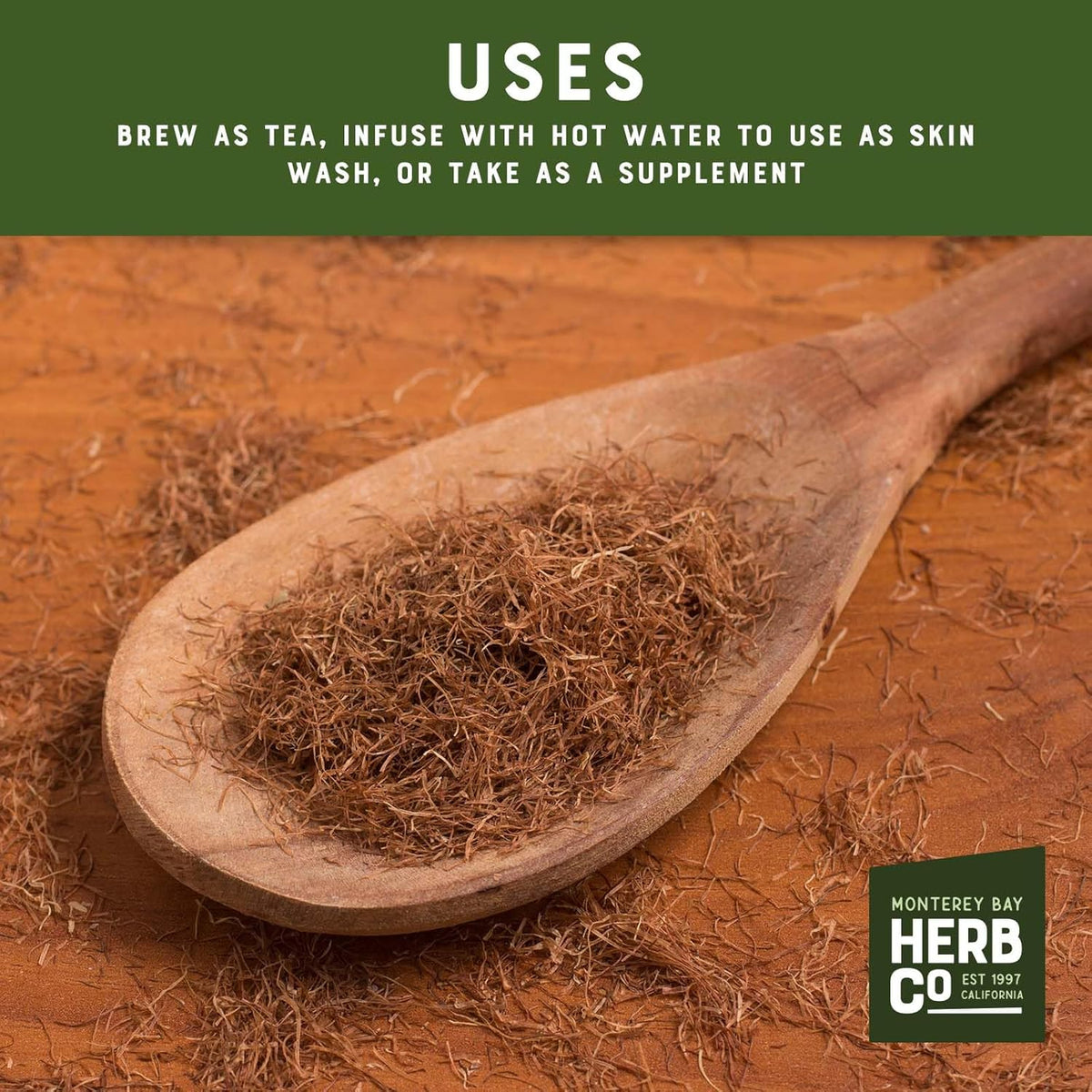MONTEREY BAY HERB CO. Cornsilk, Cut & Sifted | Use for Teas, Dietary Supplement, Skin Washes | from