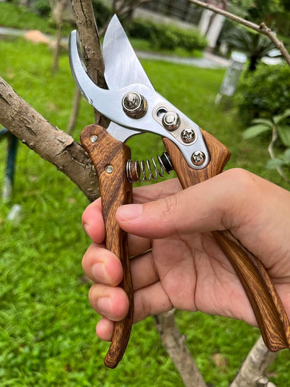 Bypass Pruning Shears for Gardening - SK5 Stainless Steel Garden Snips with Aluminum Alloy Handle