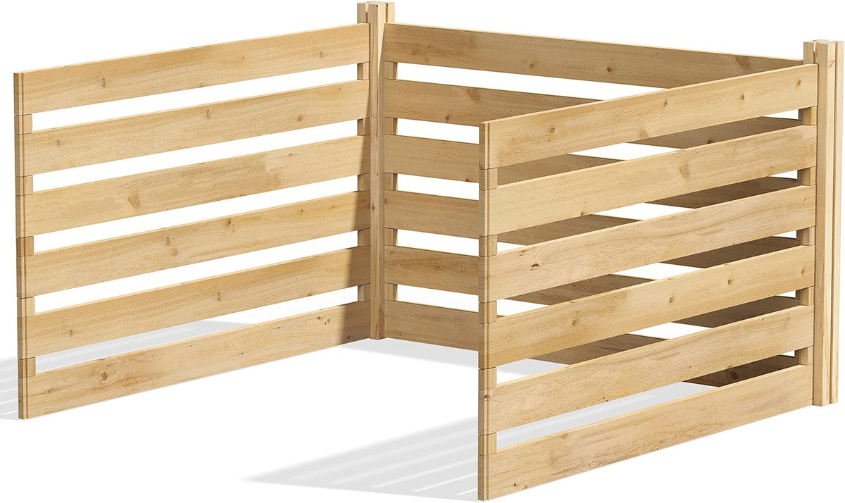 Greenes Fence Cedar Wood Composter Add-On Kit, 48" L x 48" W x 31" H / 309.17 gallons - Made in USA