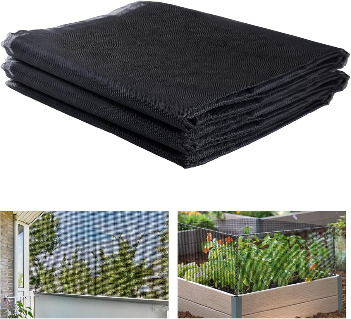 Stronger Garden Mesh Netting - 10 x 12 ft PPT Nano Bird Net Barrier, Mosquito Netting Screen for