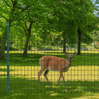 Welded Wire Fence, 50ft(L) x 36inch(H) PVC Coated Wire Fencing for Dog, 2 Inch x 3 Inch 16GA