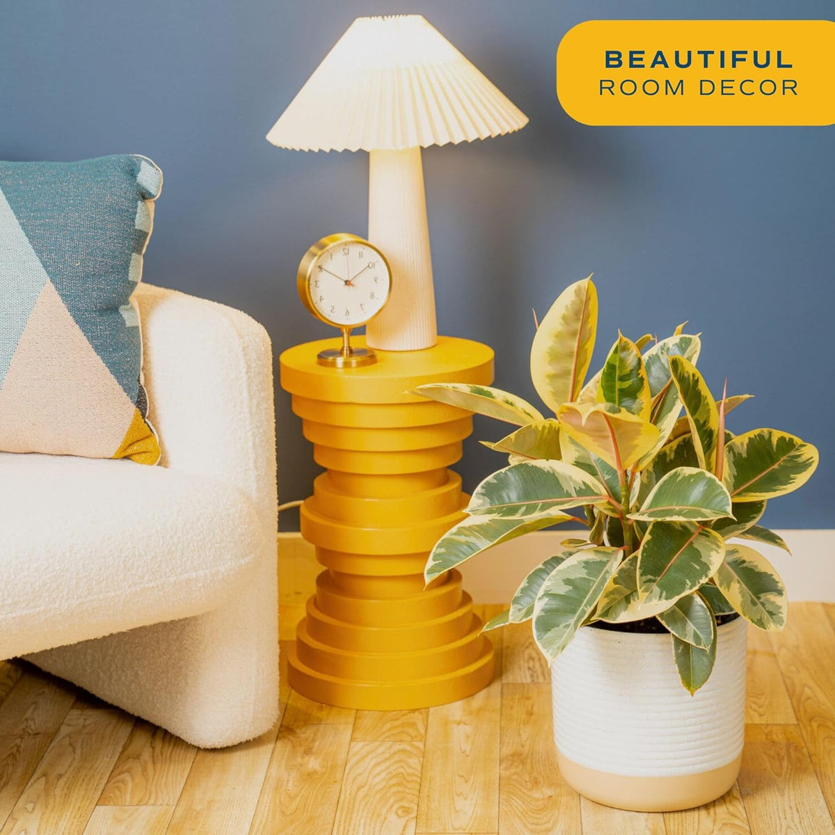 Costa Farms Ficus Live Plant | Beautiful Potted Houseplant in 10-Inch Decorative Plant Pot | 22-40