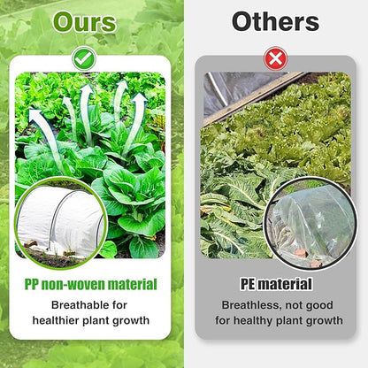 Alphatool Plant Covers Freeze Protection - 10 ft x 30 ft Frost Cloths Blankets for Outdoor Plants
