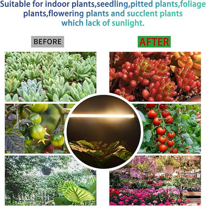 One Strip Growing lamp 2-Pack, Full Spectrum LED Grow Light Strips for Indoor Plants with Auto
