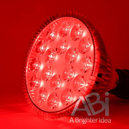 ABI 25W Deep Red 660nm LED Light Bulb Bloom Booster for Flowering, Fruting, and Grow Spectrum