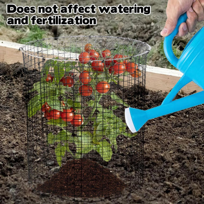 12 Sets of 16'' x 12'' Garden Plant Protectors from Animals With Detachable Covers ,36Pcs Metal