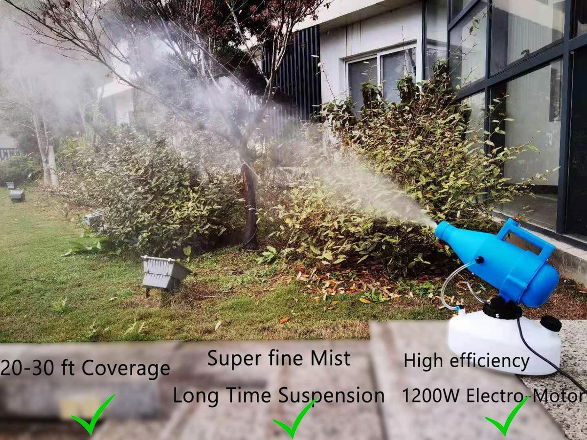 4.5L (1.2 Gallon) Electric ULV Portable Fogger Sprayer Machine Cold Fogger Machine Spraying