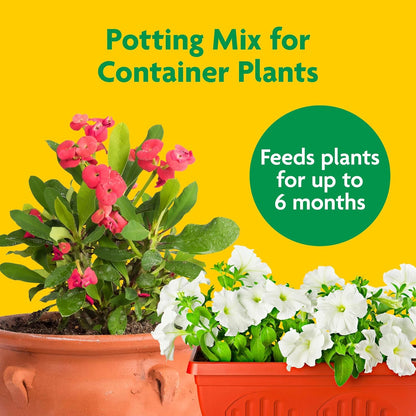 Miracle-Gro Potting Mix, For Indoor or Outdoor Potted Plants, Flowers, Vegetables, Shrubs, Annuals
