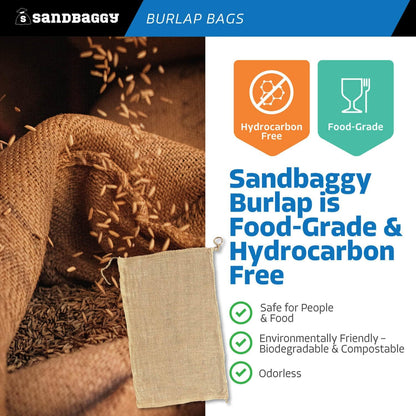 Burlap Bags 22" x 36" - Great for Planting/Gardening - Kids Sack Bag - Plant Covers - Sacks Burlap