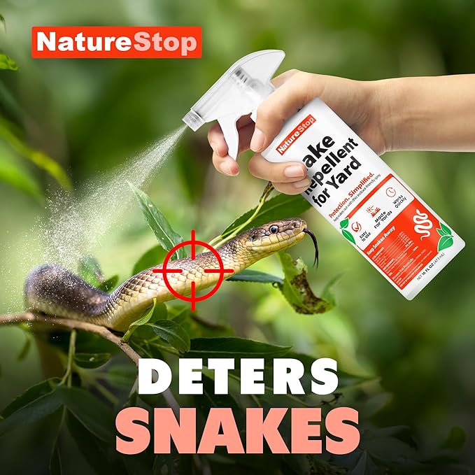 Snake Repellent Spray for Yard,Snake Deterrent for Outdoor Use, 16 oz (475mL)