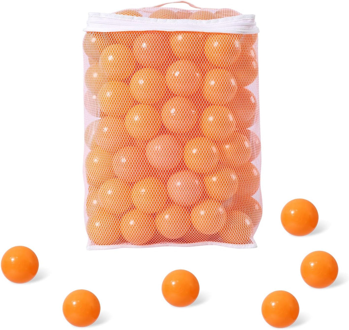 Ball Pit Balls for Kids, Plastic Refill 2.2 Inch Balls, 100 Pack, Bright Colors, Phthalate and BPA