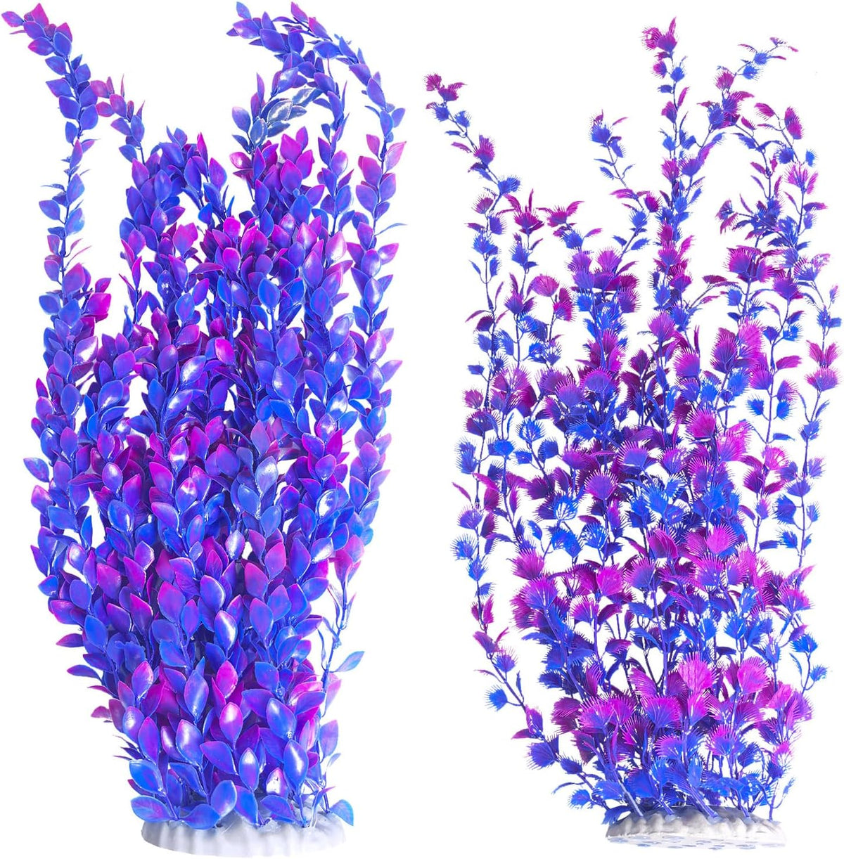Hamiledyi Aquarium Plastic Plants Aquarium Decor Artificial Fish Tank Plants,Tall Fish Tank
