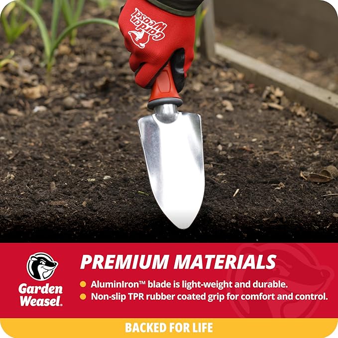 Garden Weasel Garden Trowel | Plant, Dig and Cultivate | Planting and Gardening Hand Digging Tool