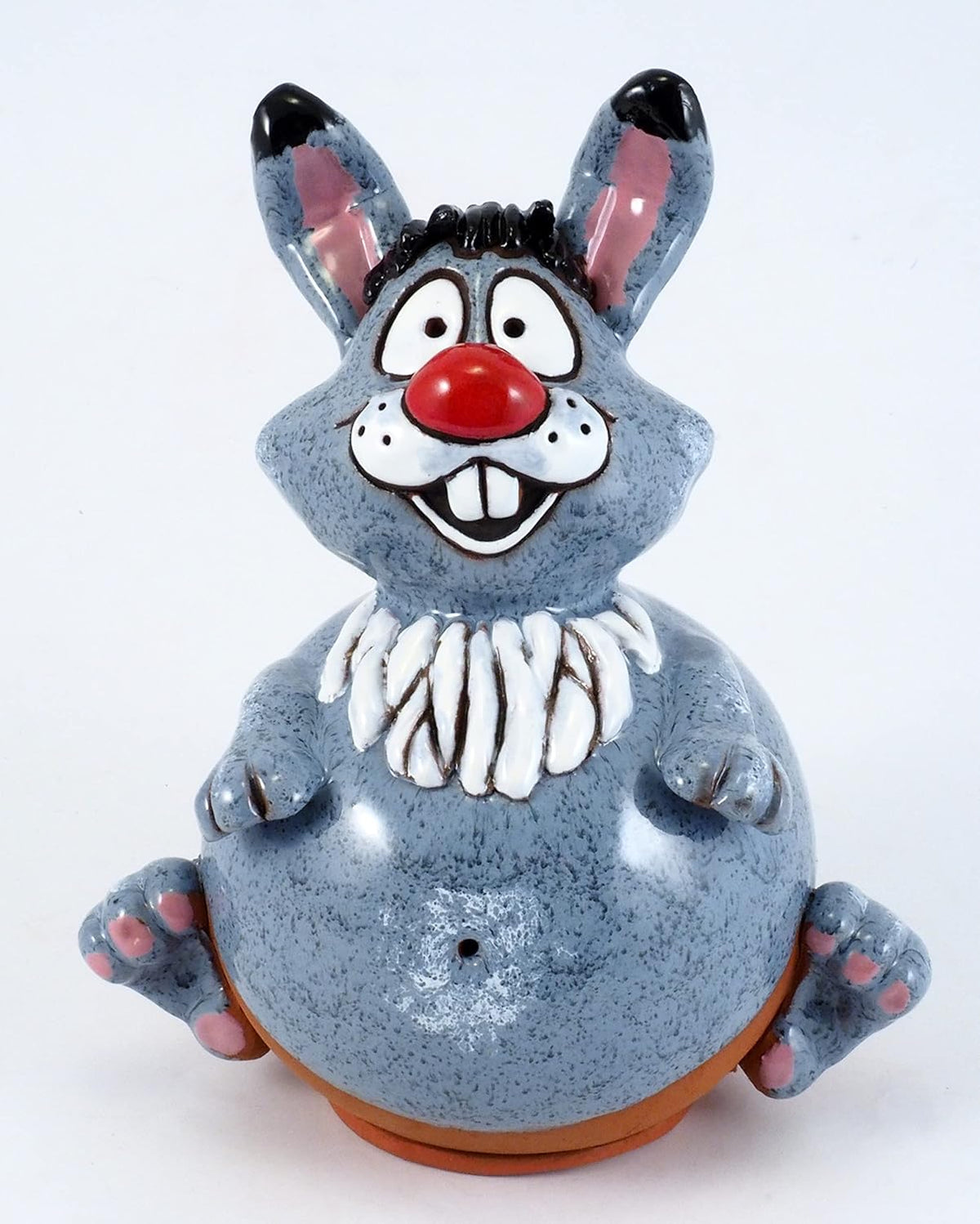 Ceramic Garden Decor - Bunny Lawn Stake - Outdoor Statue - Perfect, Unique Gifts for Gardeners