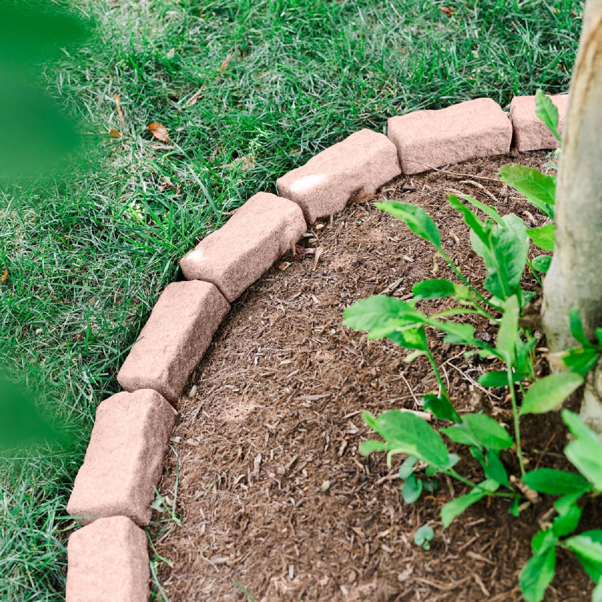 Beuta Landscape Edging | Garden Edging Border | Faux Stone Bricks for Lawn edging, Flower beds