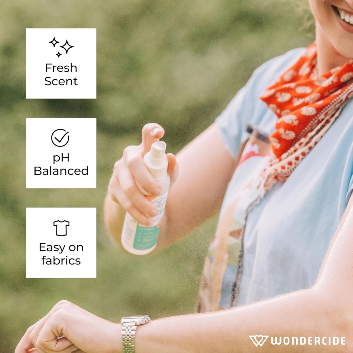Wondercide - Mosquito, Tick, and Insect Repellent with Natural Essential Oils - DEET-Free Bug Spray