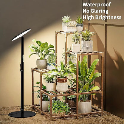 chiphy Desk Grow Lights for Indoor Plants, Full Spectrum LED Plant Light, 40W Aluminum Tabletop