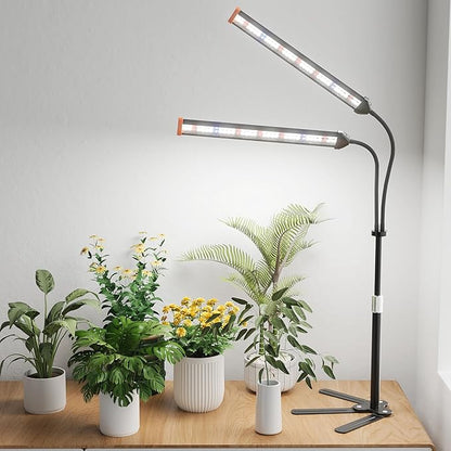 GooingTop Grow Light for Indoor Plants,5000K Full Spectrum Growing Plant Lamp with White Red Blue