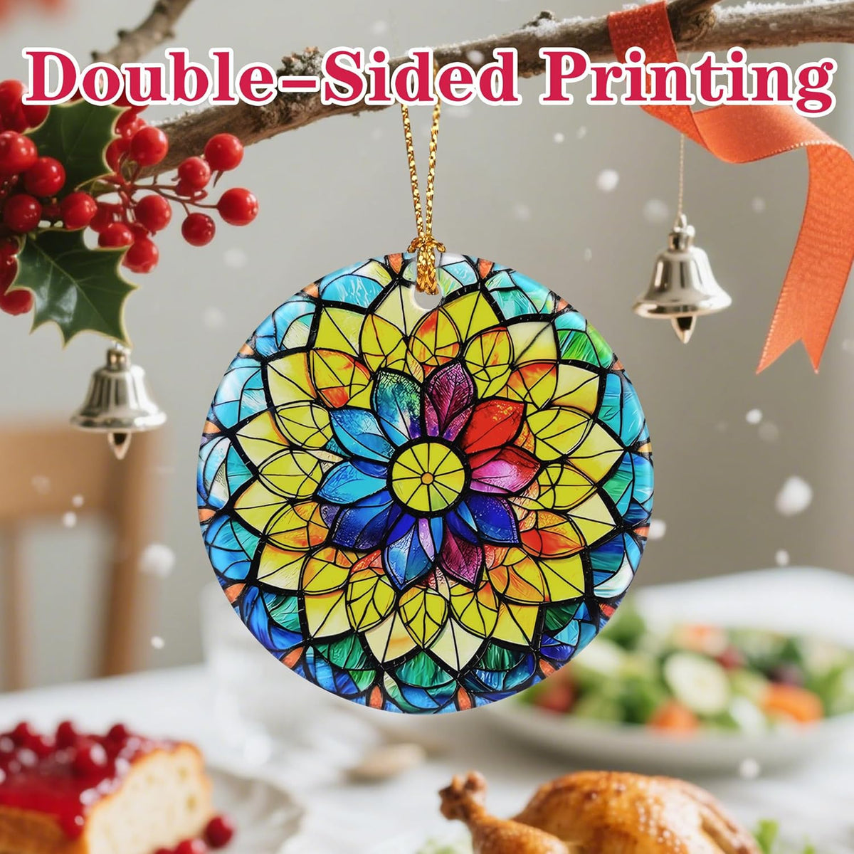 Christmas Ornaments, Ceramic-Style Christmas Decorations, Xmas Tree Ornaments, Heirloom Keepsakes