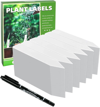 Plant Labels 4 Inch 600Pcs Plastic Plant Name Tags for Seedlings Garden Labels Markers Nursery
