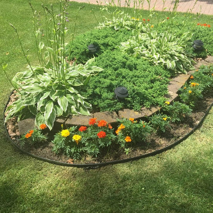 Landscape Edging 33FT,Garden Edging Borders [Extra Tall 4IN High] Flexible Lawn Edging Kit with