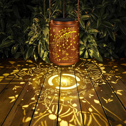 Solar Lanterns Garden Decor Birthday Gifts for Women Mon Grandma Metal Hanging Solar Lights