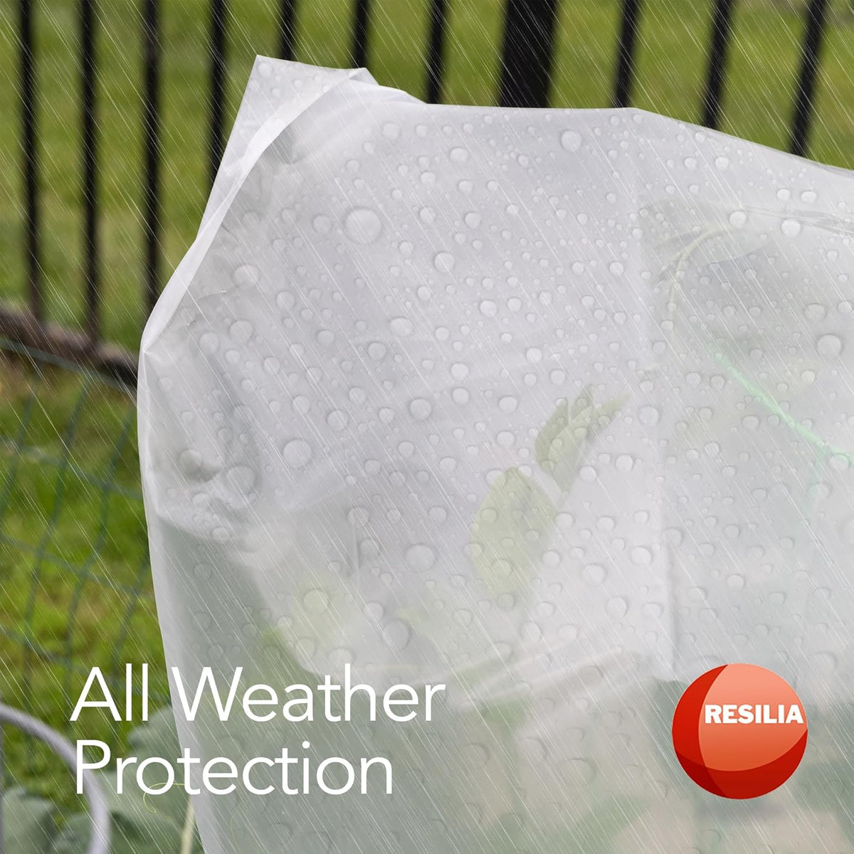 RESILIA Clear Greenhouse Sheeting - UV-Protected, Heavy-Duty Gauge Outdoor Polyethylene Cover for