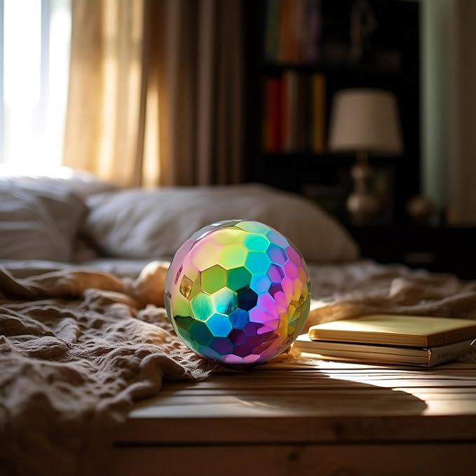 304 Stainless Steel Gazing Ball Sculptures Diamond Ball Decoration Mirror Hollow Decor Ball