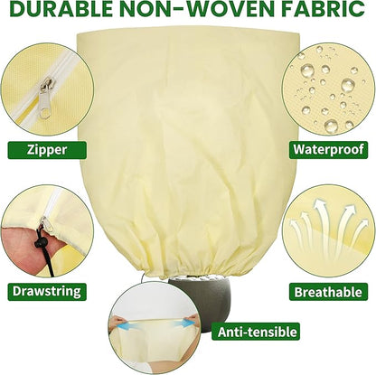 TCBWFY 120x100 Inch Huge Plant Covers Freeze Protection Frost Cloth for Outdoor Plants,2.82oz/yd²