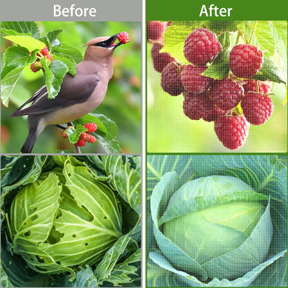 Garden Netting 10x33FT 2 Pack Ultra Fine Mesh, Insect Barrier Bird Netting for Garden Protection