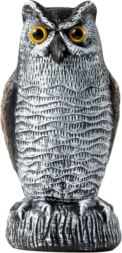 OFFO Bird Scare Devices Plastic Owl Scarecrow for Halloween Decorations Outdoor Garden, Yard, Pool