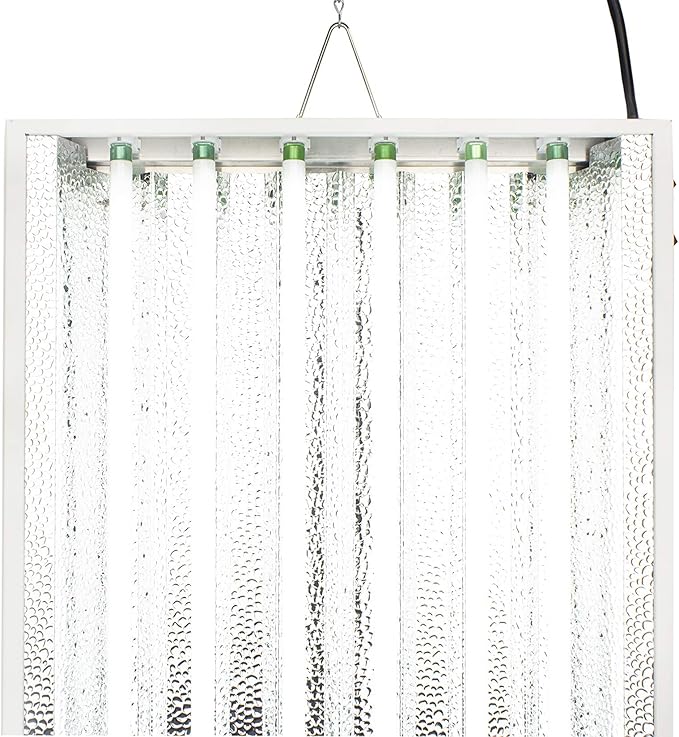 4Ft X 18In 6Lamps 300W T5 Fluorescent Grow Lights with 6500K Grow Lamps and 30000 Lumens & High