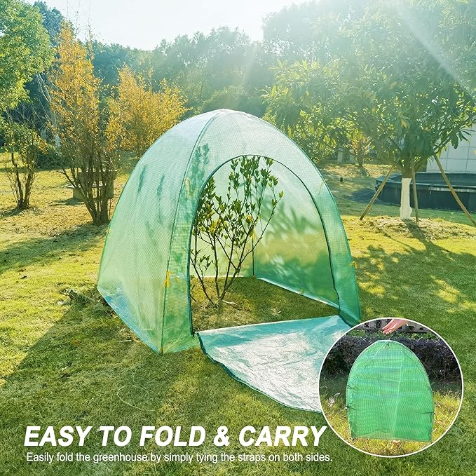 59″*59″*60″ Winter Plant Warm Covers - Raised Bed Cover, Garden Row Accelerator, Warm Tent Freeze