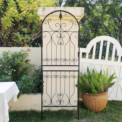 SCENDOR Trellis for Climbing Plants 70.8" H x 24.5" W Metal Premium Quality Material Rust-Resistant