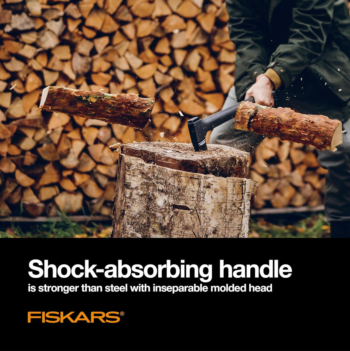 Fiskars X27 Super Splitting Axe, 36" Wood Splitting Axe for Medium to Large Size Logs with