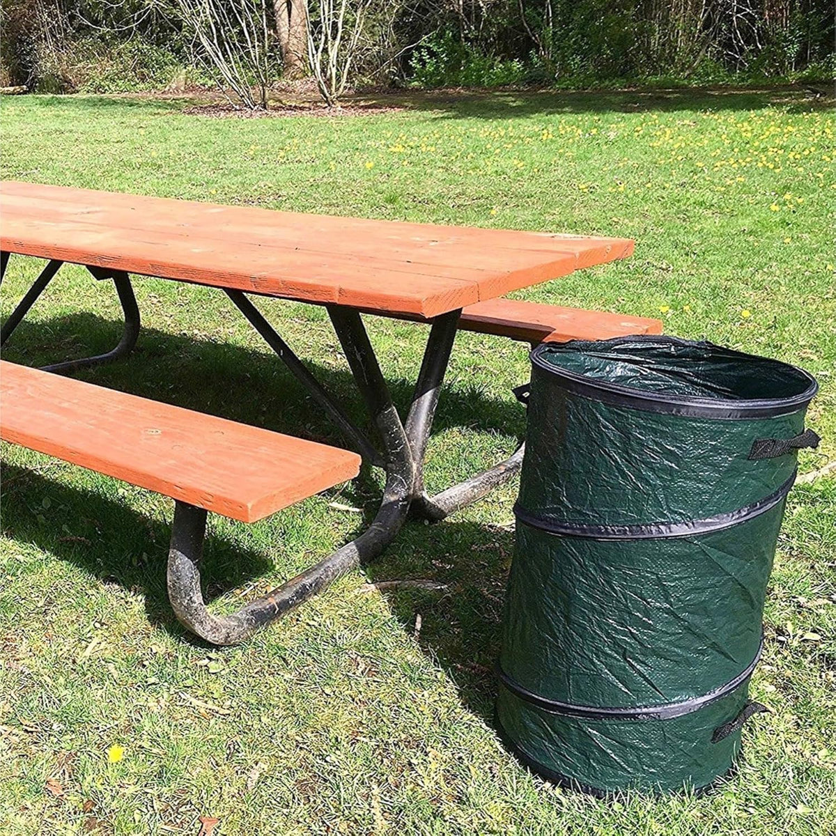 Coghlan's Pop-Up Lightweight Trash Can – Collapsible Waste Bin for Camping, RV, Outdoor Events, and