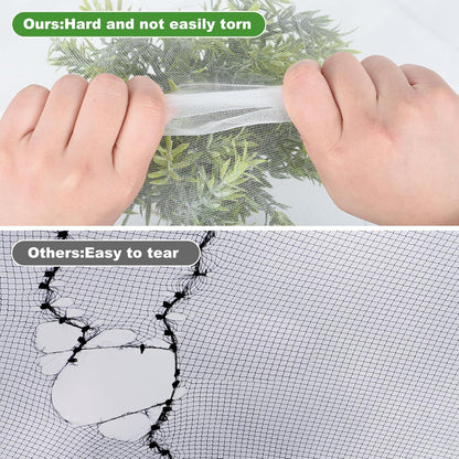 JEYODA Garden Netting Plant Covers Net Ultra Fine Mesh Pest Barrier Net Tree Vegetable Mesh