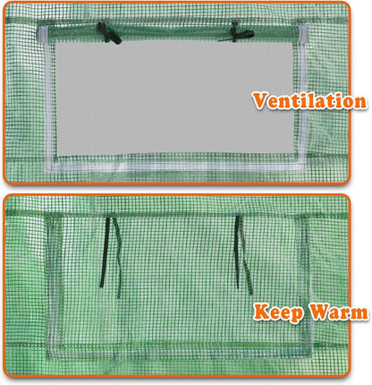 Strong Camel Replacement Greenhouse Cover for Walk in Greenhouse Frame Green House Top Cover (Frame