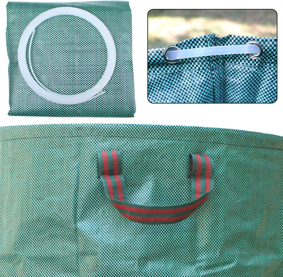 PHYEX 5-Pack 72 Gallons Garden Bag Heavy Duty Gardening Bags, Lawn Pool Garden Leaf Waste Rubbish