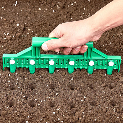 Seed Dibber, Multifunctional Seed Spacer Tool, Seed-in Soil Digger Garden Spacer aid for Planting
