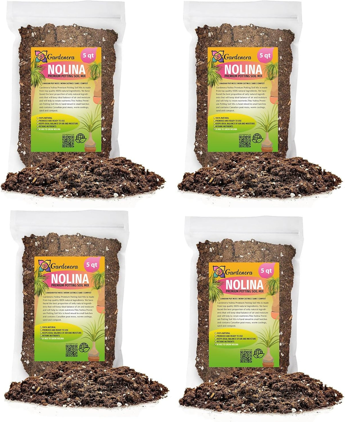 Gardenera Nolina Potting Mix - Unlock Robust Growth and Striking Structure with Our