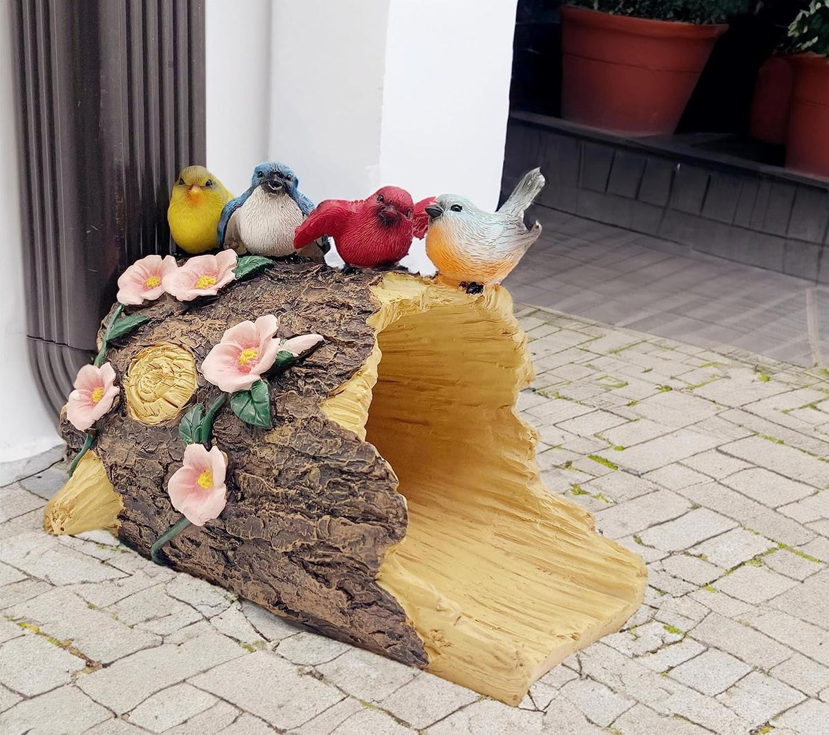 Bird Statues Gutter Downspout Extension Statues Garden Decoration,Resin Statue Outdoor Decor,Animal