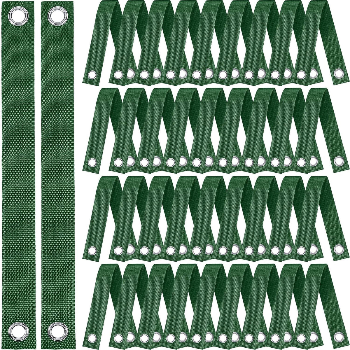 48 Pcs 15.74 Inches Tree Straps for Staking with Grommet Heavy Duty Young Tree and Plant Supports