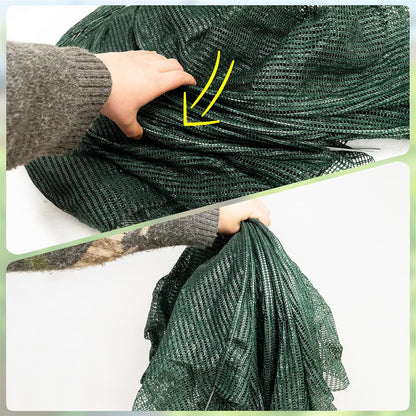 2 in 1 Portable Greenhouse Protection from Sun Heat,Garden Tunnel Shade Net Cover with