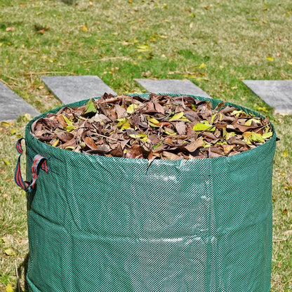 CAMPFIRE 3 Pack 72gallon Garden Waste Bags (H30, D26 Inches) With Handles, Heavy Duty Leaf Bags