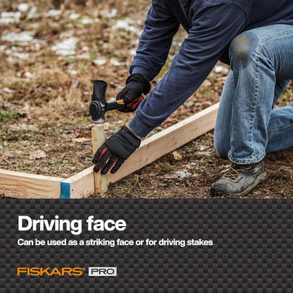 Fiskars Pro IsoCore Maul - 2.5-Pound Wood Splitter for Small Size Logs and Kindling with