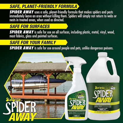 STAR BRITE Spider Away – Simply Chase Away Pesky Spiders & Keep Them Away - Ideal for Homes